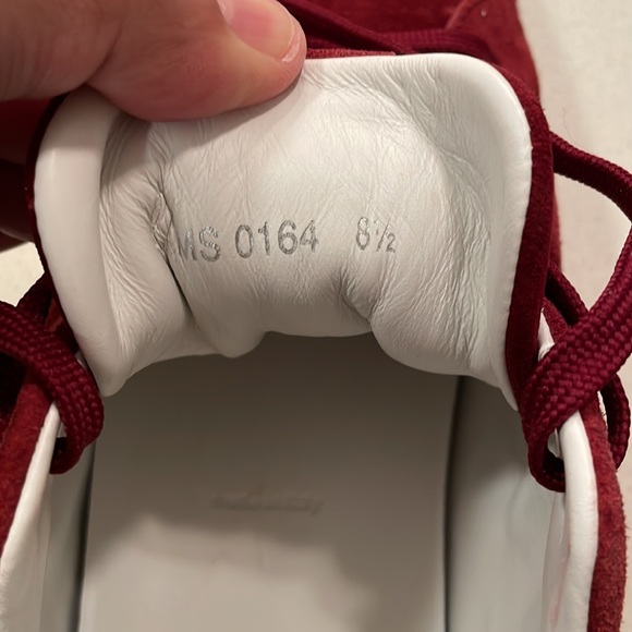 Louis Vuitton - Red Suede Sneakers - Picture 10 of 10
